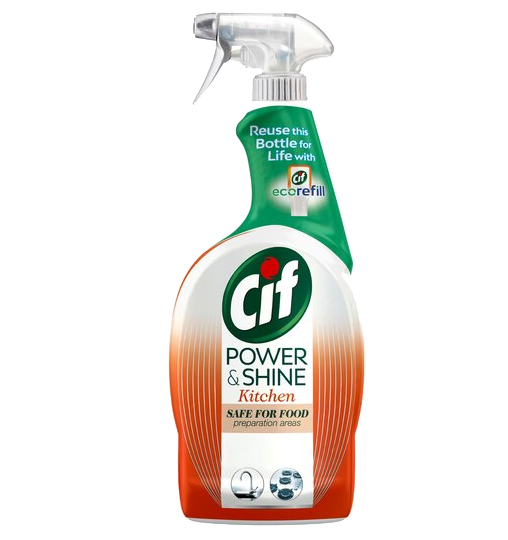 T0874 Cif Kitchen Power & Shine Trigger - 900ml (6 Pack)
