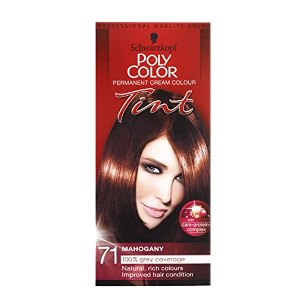 T0896 Poly Color Hair Tint mAhogany / Shade 71 (3 Pack) All Pack 123