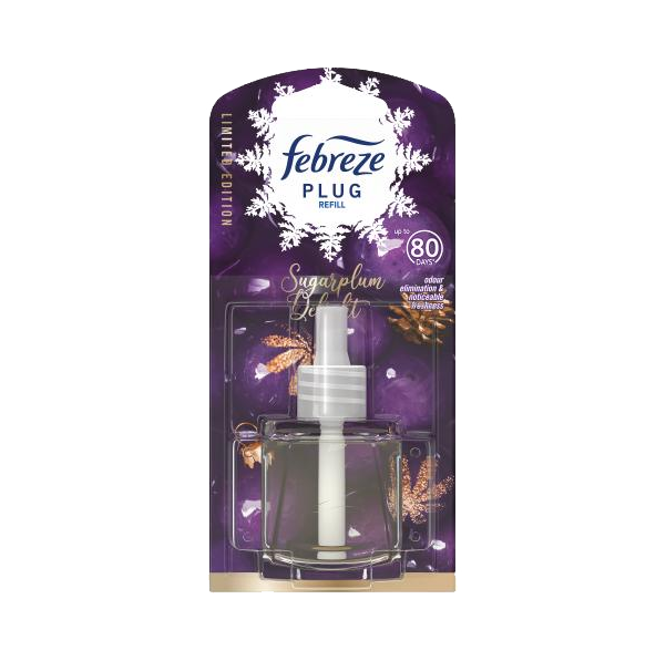 T0904 Febreze Standard Plug In Refill Sugarplum - 20ml (6 Pack)