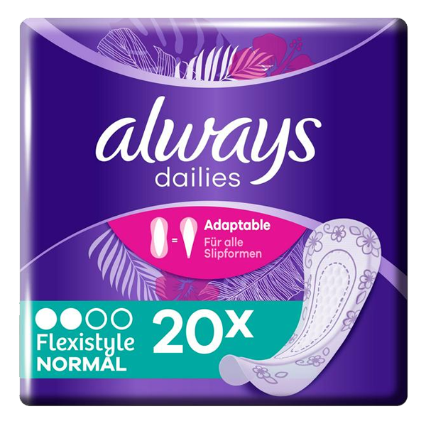 T0907 Always Comfort Protect Panty Liners - Pack of 20 (18 Pack)