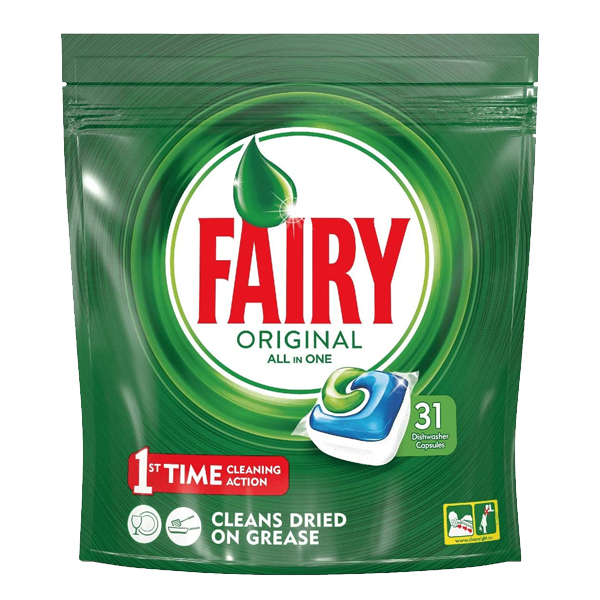 T0910 Fairy All-in-One Original Capsules - Pack of 31 (5 Pack)