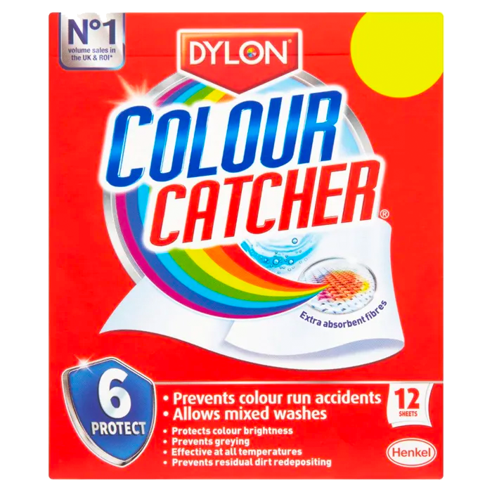 T0945 Dylon Colour Catcher - Price Marked - 12 Sheets (12 Pack)