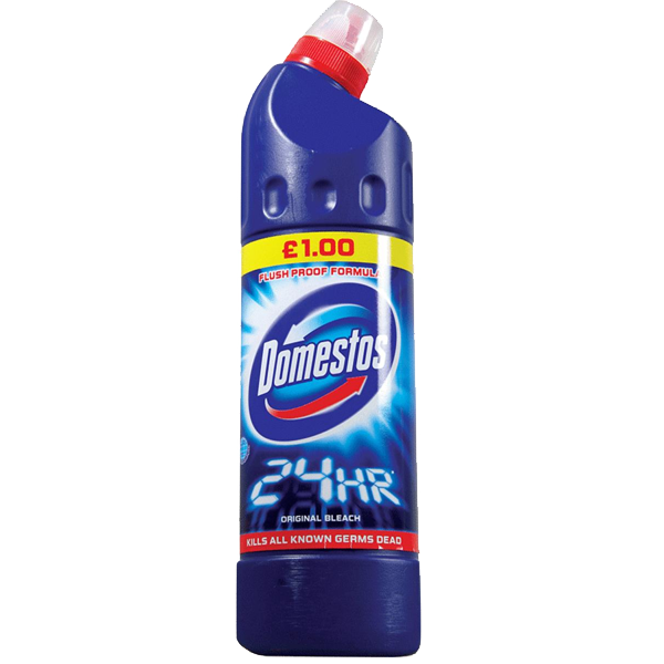 T0960 Domestos Blue Bleach - Price Marked - 750ml (9 Pack)