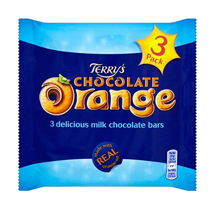 T1000 Terrys Chocolate Orange Bar - 3 x 35g (16 Pack)