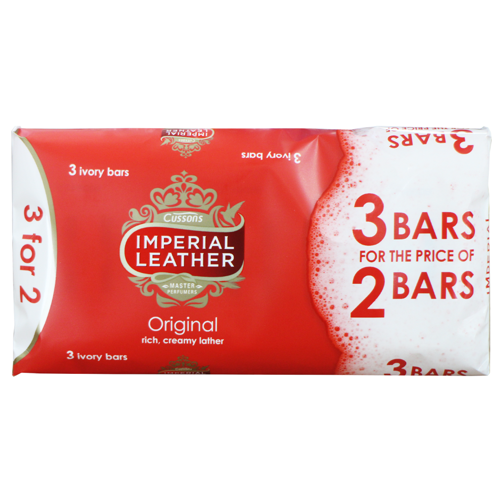 T1016 Imperial Leather Original Soap - 100g, 3 For 2 (12 Pack)