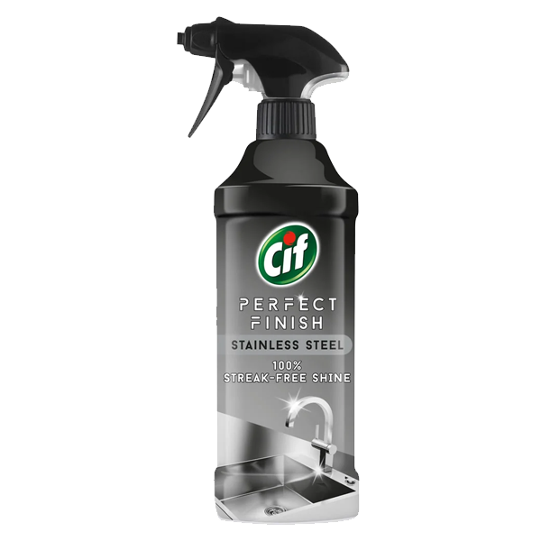 T1037 Cif Perfect Finish Stainless Steel - 435ml (6 Pack)