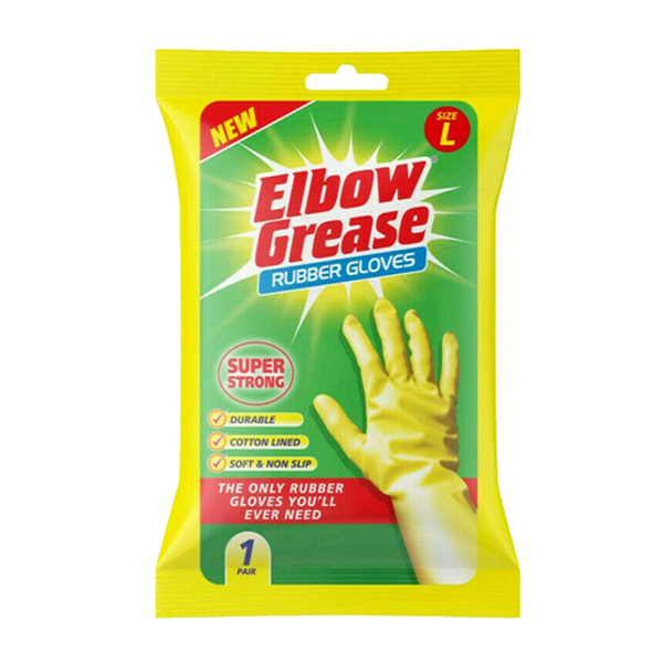 T1058 Elbow Grease Super Strong Gloves - Large (18 Pack)