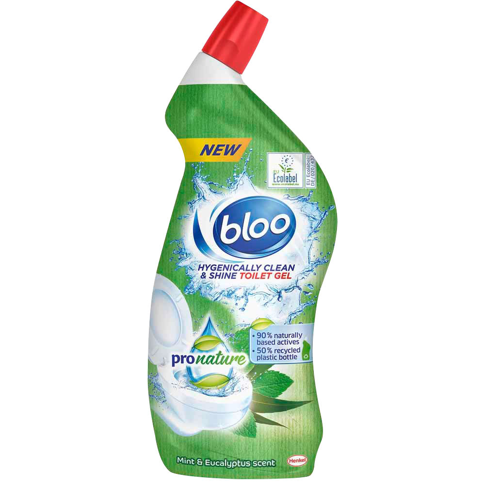 T1095 Bloo Pro Nature Toilet Cleaner - Mint & Eucalyptus (12 Pack)