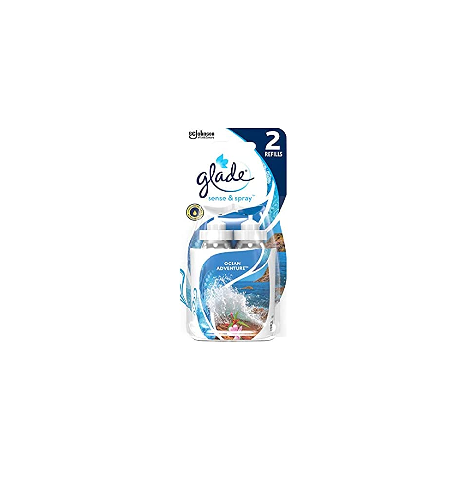 T1129 Glade Sense &  Spray Refill - Ocean - 2 Pack, 18ml (8 Pack)