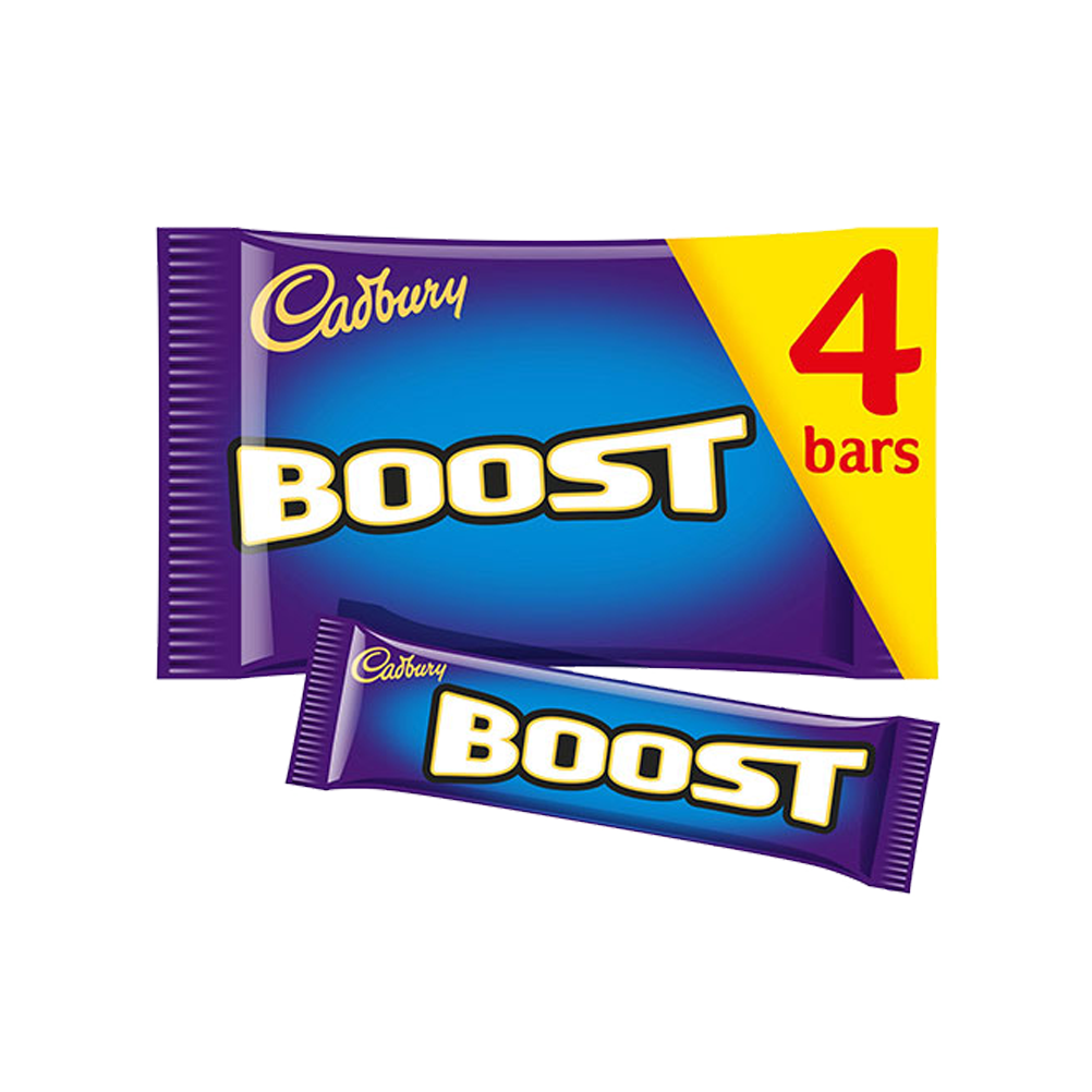 T1149 Cadburys Boost 4Pk - Price Marked Î’Â£1 (31.5g Per Bar) (9 Pack)