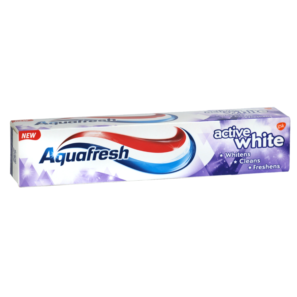 T1174 Aquafresh Active White Toothpaste - 125ml (12 Pack)