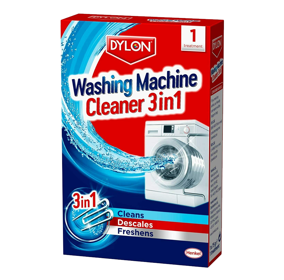 T1196 Dylon 3-In-1 Washing Machine Cleaner (6 Pack)