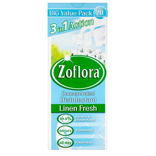 T1217 Zoflora Linen Fresh - 500ml (12 Pack)