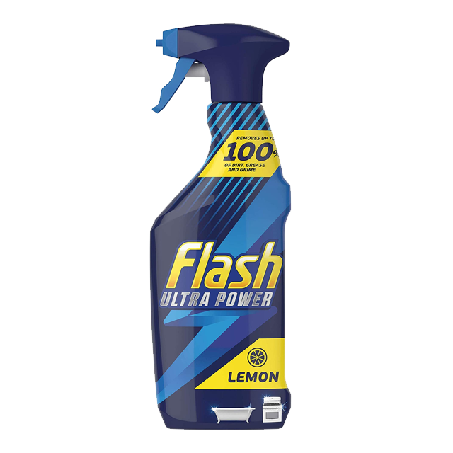T1235 Flash Ultra Power Lemon Spray - 500ml (10 Pack)