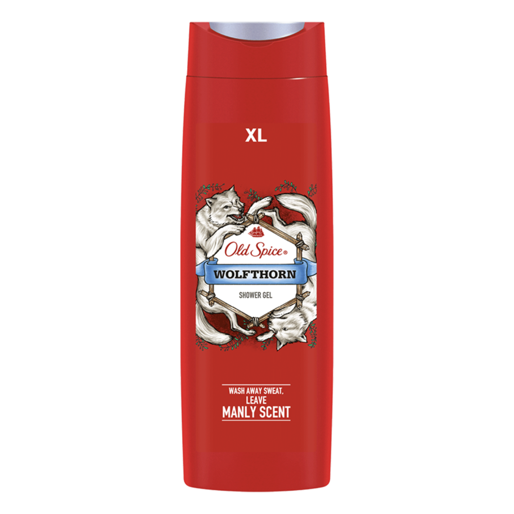 T1245 Old Spice Wolfthorn Shower Gel - 400ml (6 Pack)