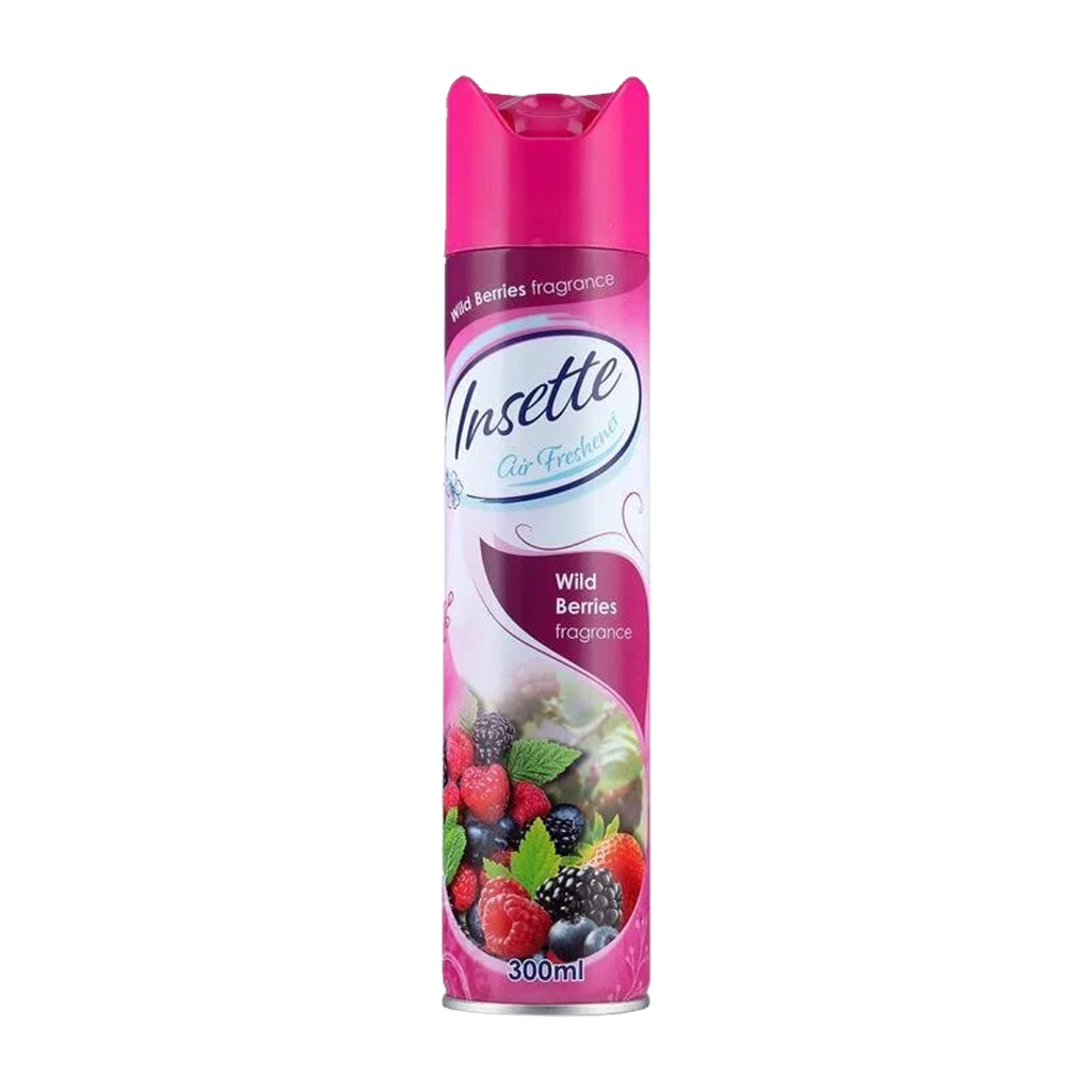 T1302  Insette 2-in-1 Airfreshner Wild Berries (12 Pack)