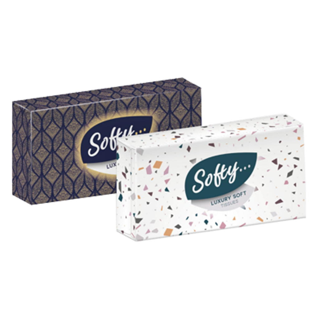 T1314 Softy Luxury Soft Family Tissues - 3 Ply - Pack of 72 (Price per box of 24)